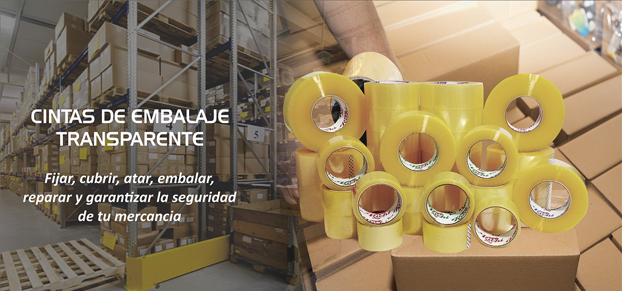 Cintas de embalaje transparentes Embolpech de cintas de embalaje y Cintas adhesivas