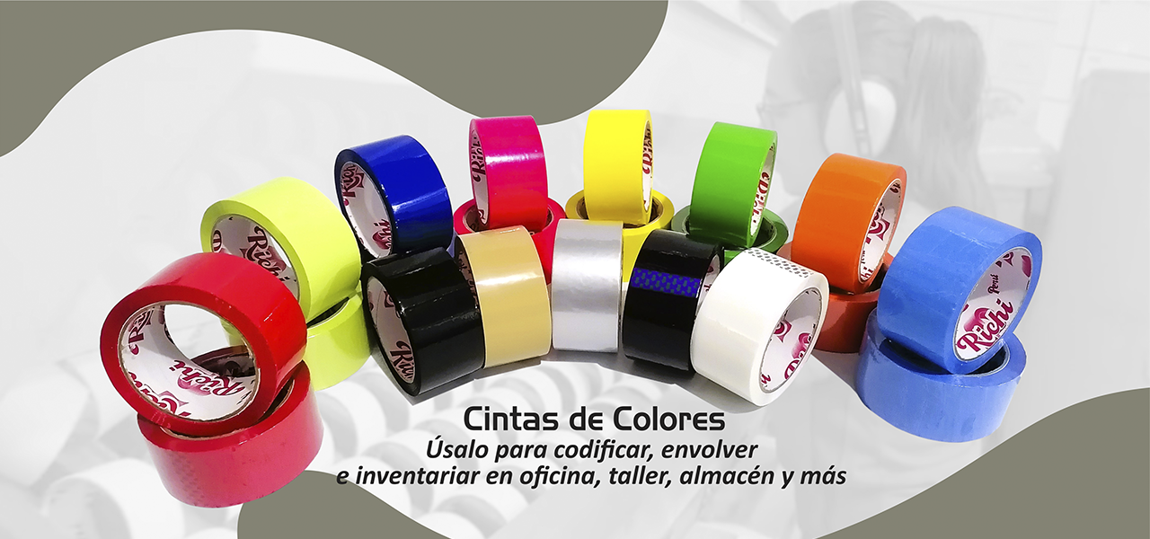 Cintas de colores Embolpech de cintas de embalaje y Cintas adhesivas